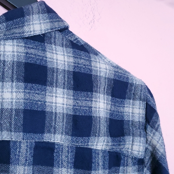Madewell Oversized Boyfriend Flannel Shirt in Andover - Picture 12 of 14